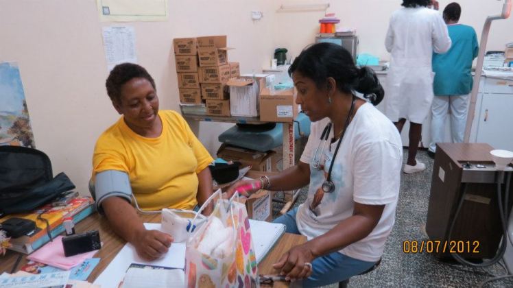 Mind Body and Soul Health Ministry at work in Alexandria, St. Ann - from their Facebook page.