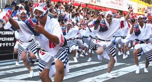 Kicking up their heels: The Awa Odori in Tokushima Prefecture is Japan's biggest dance festival, attracting millions of tourists each year. (Photo: Japan-Guide.com)