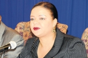 Information Minister Senator Sandrea Falconer.