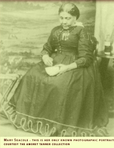 The only known photographic portrait of Mary Seacole, courtesy of the Amoret Tanner Collection.
