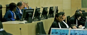 Pre-Trial Judges conducting a hearing © ICC-CPI / Associated Press 