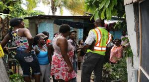 Residents of Mud Town, an informal settlement in St. Andrew, are upset at the death of barber Kevin Sylvester during an alleged shootout with the police. (Photo: Loop Jamaica)