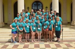 Volunteers from Great Shape! Inc pose for their photo at Sandals Whitehouse in Westmoreland. (Photo: Jamaica Observer)