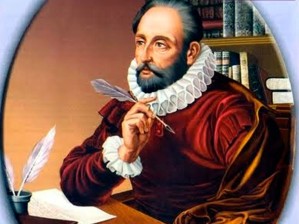 "In order to attain the impossible, one must attempt the absurd." Miguel de Cervantes (note his left hand is not shown)...