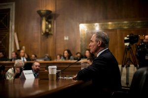 Scott Pruitt at his confirmation hearing to head the Environmental Protection Agency. (Photo: Gabriella Demczuk/New York Times)