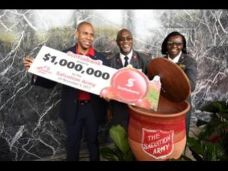 I always know Christmas is around the corner when the Salvation Army launches its annual Kettle Drive. This year the target is $16 million. Do support them! (Photo: Gladstone Taylor/Gleaner)